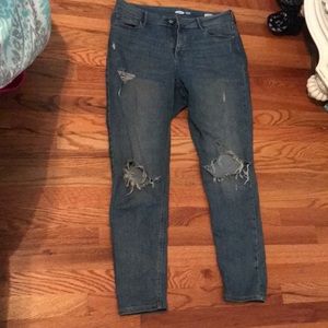 Old navy rockstar super skinny jeans